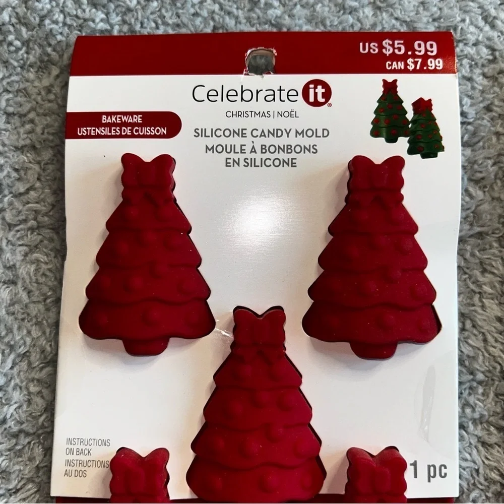 Celebrate It Red Christmas Tree Silicone Mold